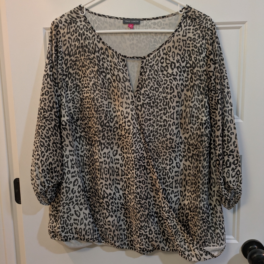 🔴 3/$15 Leopard Print Women's Top